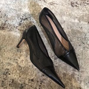 ZARA fishnet kitten heels - ON HOLD DO NOT BUY